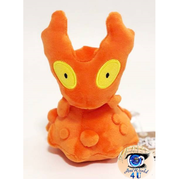 Officiële Pokemon center knuffel Pokemon fit Slugma 14cm